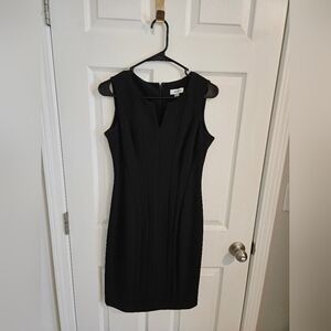 CALVIN KLEIN Black Sheath Dress Size 4